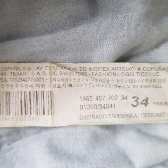 STRADIVARIUS MOM SLIM WOMEN'S BLUE JEANS DENIM SIZE 2 #815 - Picture 6 of 7